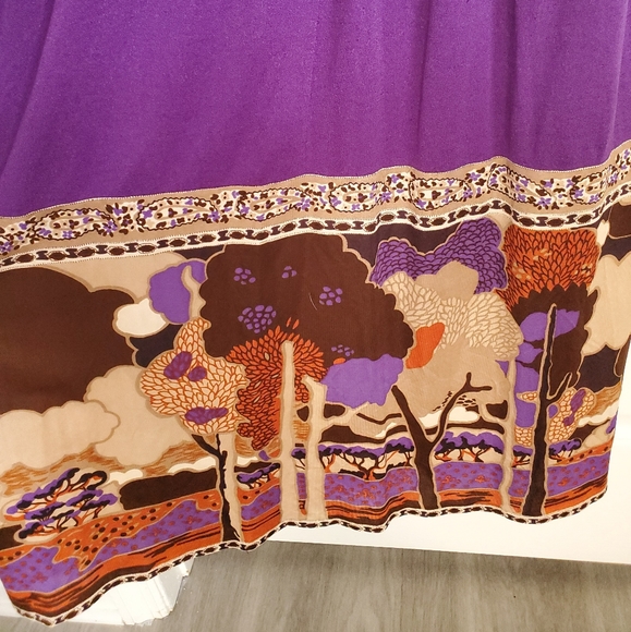 😯STUNNING 1960s BOHEMIAN STYLE LONG SLEEVE/ DRESS - Picture 6 of 7